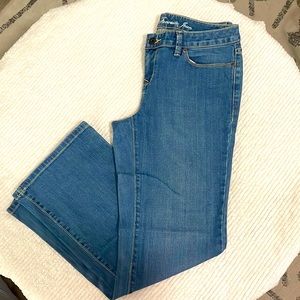 L.L. Bean Women's Straight Leg Jeans - Blue